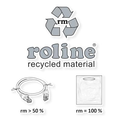 ROLINE RM Patchkabel Cat.6A UTP, wit, 7 m