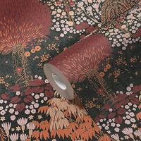 Livingwalls Famous Garden - Zwart - Floraal - 393504 - thumbnail