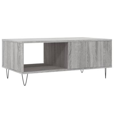 Salontafel 90x50x36,5 cm bewerkt hout grijs sonoma