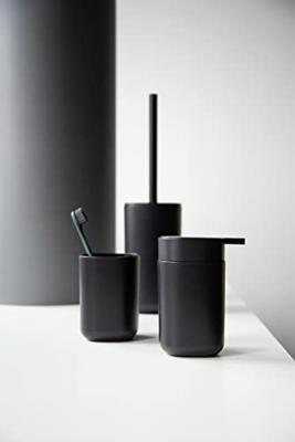 Zeepdispenser Wenko Mat zwart Plastic 350 ml