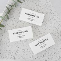 Zeep bedankje bruiloft modern paper - thumbnail