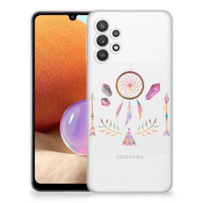 Samsung Galaxy A32 4G | A32 5G Enterprise Editie Telefoonhoesje met Naam Boho Dreamcatcher Samsung Galaxy A32 4G | A32 5G Enterprise Editie Telefoonhoesje met Naam Boho Dreamcatcher