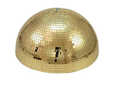 Eurolite Halve spiegelbol 40cm met motor goud Eurolite Halve spiegelbol 40cm met motor goud
