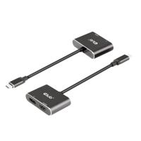 Club 3D MST Hub USB 3.2 Gen2 Type-C (DP™ Alt-Mode) op DisplayPort™ + HDMI™ 4K60Hz St./B. - thumbnail