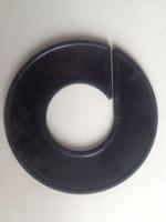 Maatring 9cm zwart onbedrukt blanko - thumbnail