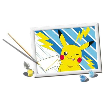Ravensburger creart schilderen op nummer - pokémon pikachu - thumbnail