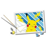 Ravensburger creart schilderen op nummer - pokémon pikachu - thumbnail