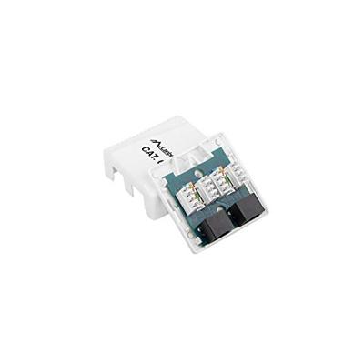 Lanberg OU6-0002-W contactdoos RJ-45 Wit