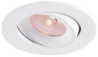 Enzo Thorgeon led inbouwspot 8,2w dimtowarm 96mm rond verstelbaar wit - led4680 - thumbnail