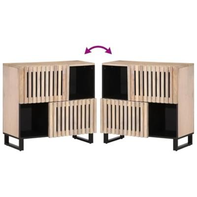 Dressoir 80x34x75 cm massief mangohout Dressoir 80x34x75 cm massief mangohout