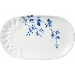 HEINEN - Blauw Vouw - Serveerschaal 30x18cm HEINEN - Blauw Vouw - Serveerschaal 30x18cm