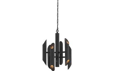 Goossens Excellent Hanglamp Liando, Hanglamp rond met 12 lichtpunten + led onderspot