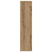 Boekenkast 89x24x101,5 cm bewerkt hout artisanaal eikenkleurig - thumbnail