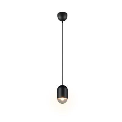 Trio Unieke hanglampNara zwart Ø 10,5cm - R36311032