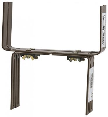 Balkonhaak type H bruin - 2 stuks