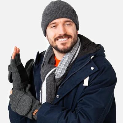 Barts Haakon Bumgloves Handschoen Heren Navy L/XL Barts Haakon Bumgloves Handschoen Heren Navy L/XL