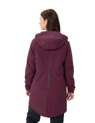 Vaude Cyclist II Padded Parka Jas Dames Cassis 38