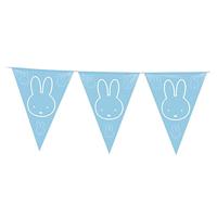 Haza Witbaard Vlaggenlijn nijntje blauw, 10mtr. - thumbnail