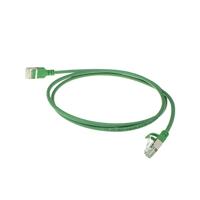 ACT DC7710 LSZH U/FTP CAT6A Datacenter Slimline Patchkabel Snagless | RJ45 Connectoren | Groen | 10 meter - thumbnail