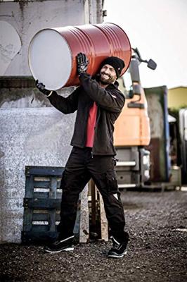 NITRAS SAFETY Knitted hat black m. rollrand