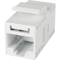 Telegärtner 100023168 RJ45-koppelstuk, niet-afgeschermd 100023168 RJ45, behuizing (koppeling) Wit 1 stuk(s) - thumbnail