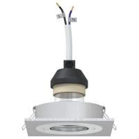 VidaXL Spotje 6 pcs zilver 9 x 9 x 2 cm aluminium - thumbnail