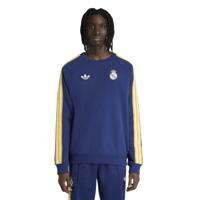 adidas Real Madrid Originals Crew Sweater Donkerblauw Wit Goud - thumbnail