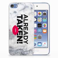 Apple iPod Touch 5 | 6 | Siliconen hoesje | met naam Already Taken White - thumbnail
