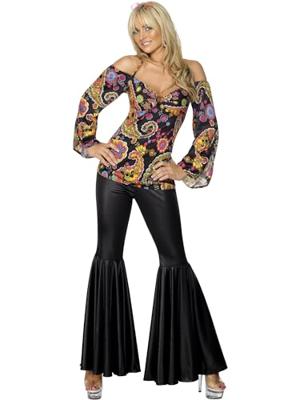 Hippie Diva kostuum dame