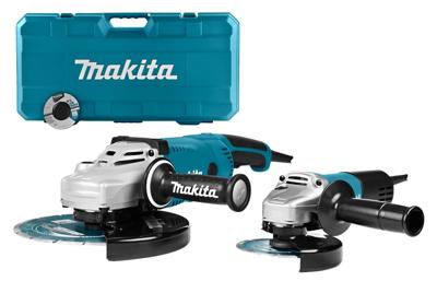 Makita DK0054X1 Haakse slijper set GA9020R + 9558HNRG | + diamantschijven - DK0054X1 Makita DK0054X1 Haakse slijper set GA9020R + 9558HNRG | + diamantschijven - DK0054X1