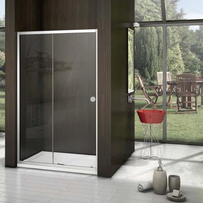 Schuifdeur BWS Slide Douchedeur 100x200 cm Anti-Kalk Coating Chroom