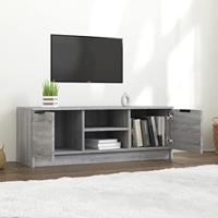 Tv-meubel 102x35x36,5 cm bewerkt hout grijs sonoma eikenkleurig - thumbnail