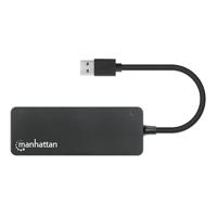 Manhattan 7-Port USB Hub A-stekker A-bus 5Gbit/s zwart - thumbnail