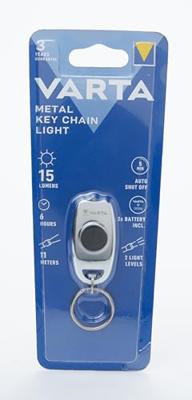 Sleutelhanger met ledlamp Varta Metal Key Chain Light 15 lm Sleutelhanger met ledlamp Varta Metal Key Chain Light 15 lm
