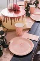 Servetten 70 Jaar Elegant Blush (10st) - thumbnail