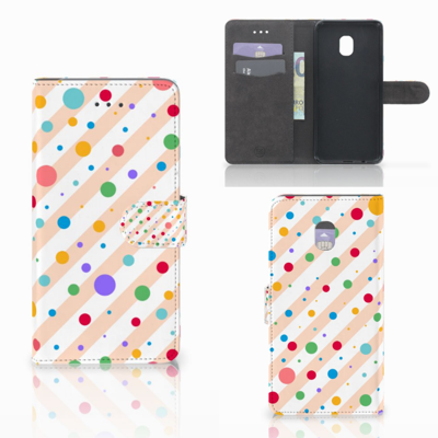 Samsung Galaxy J7 (2018) Telefoon Hoesje Dots Samsung Galaxy J7 (2018) Telefoon Hoesje Dots