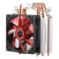 CoolAge L400 DC 12V 1600PRM 40.5cfm Heatsink hydraulische rekening houdend met de koelventilator CPU koeling Fan voor AMD Intel 775 1150 1156 1151(Red - thumbnail