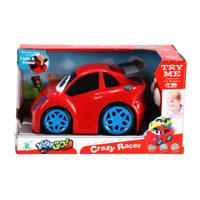 KiddyGo RC Crazy Racer Sport Auto 19 cm + Licht en Geluid Rood - thumbnail