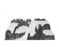 Kerstdorp landschap basis olympic 120x40 cm My Village - My village - thumbnail