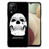 Telefoonhoesje Samsung Galaxy A12 Skull Eyes - thumbnail