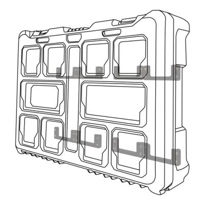 StealthMounts OM-CL-BLK-6 Cleat 'n' Feet schoenplaatjes | Zwart | 6 stuks - OM-CL-BLK-6