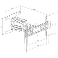 TV houder TM Electron 32"-65" 50 kg - thumbnail