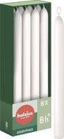 Bolsius Dinerkaars 8 stuks cloudy white 23 cm - thumbnail