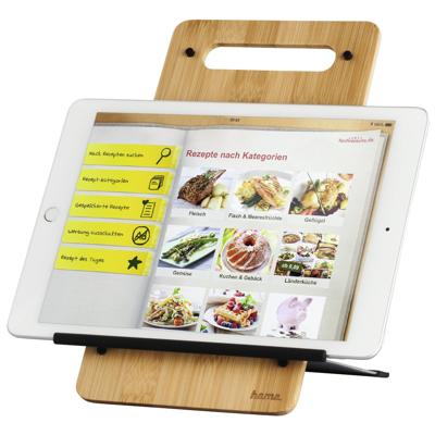 Hama Tablet stand timber 7 - 10.5 Tablethouder Bruin Hama Tablet stand timber 7 - 10.5 Tablethouder Bruin