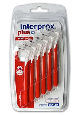 Interprox Plus Mini Conisch Rood PHD 1.0 6 Stuks