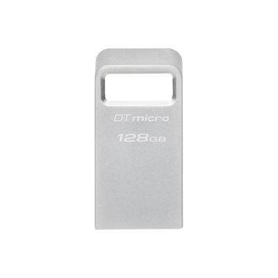 USB stick Kingston Micro 128 GB Zwart Zilverkleurig