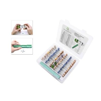 Quadrios 2010P033 2010P033 Metaalfilmweerstand assortiment Axiaal bedraad 0207 0.25 W 1 % 1 set(s)