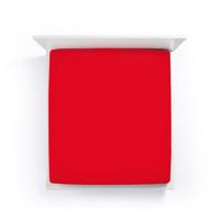 Bella Donna Bella Donna Hoeslaken Jersey Eenpersoons rood-0185 90/190-100/220 - thumbnail