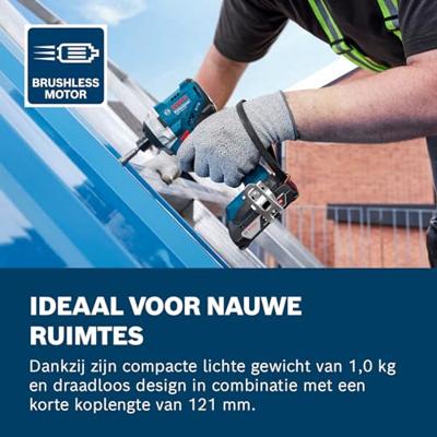 Bosch Professional GDR 18V-215 Accu slagschroevendraaier 215Nm 18V 4.0Ah in L-Boxx - 06019N2002