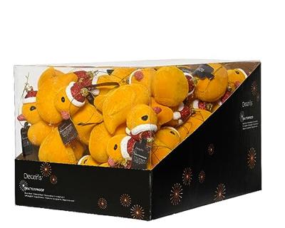 Eend plastic l8.8b6.5h9.4 cm geel kerst Decoris - Decoris Eend plastic l8.8b6.5h9.4 cm geel kerst Decoris - Decoris